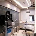 Contemporary beauty clinic with advanced medical equipment and clean design.
